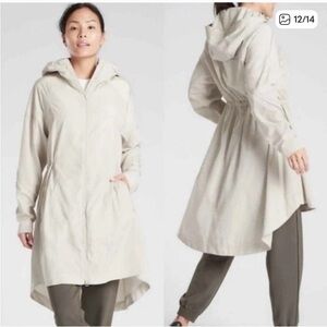 Athleta Women's Trench Coat in Cream
